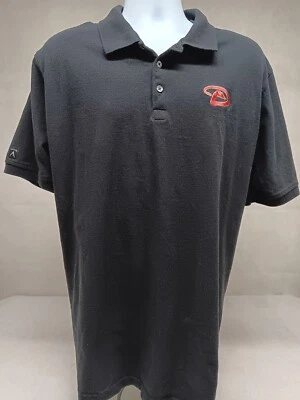 CAMISA POLO DE GOLF ANTIGUA PARA HOMBRE 2XL XXL NEGRA ARIZONA DIAMONDBACKS MANGA CORTA Foto 1 de 4