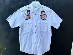 Elvis Presley Short Sleeve Shirt by American Weekend Men's Medium - Picture 1 of 7