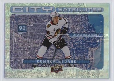 2024-25 Upper Deck Series 1 City Satellites Connor Bedard #CS-11 - Image 1 of 2