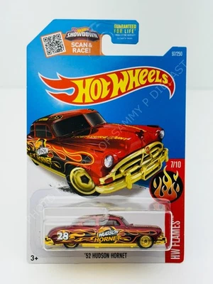 Hot Wheels 2016 SUPER Treasure Hunt 52 HUDSON HORNET Gold NEW in BLISTER !!! - Image 1 of 2