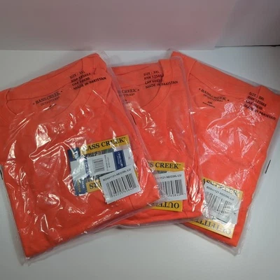 Bass Creek Workwear Men XXXL Neon Orange Shirt Sleeve Shirt plus Workman Outdoor - Image 1 of 4