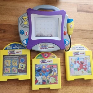 WORKING Mattel Learn Through Music Plus Console & 3 Cartridges 2004 - Picture 1 of 11