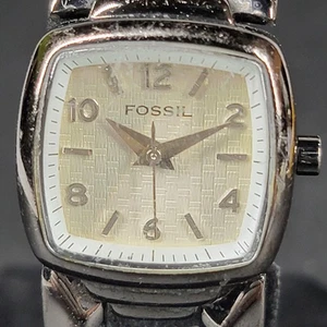 Fossil ES-1914 Womens Watch Silver Tone Stainless Steel Square 30M Bracelet - Bild 1 von 9