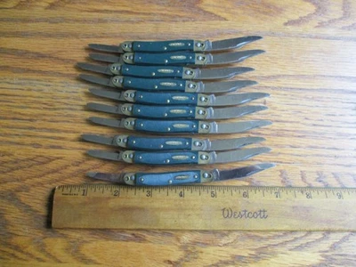 10 3 Blade Colonial Knives No Bolster NOS Colonial Knife USA - Image 1 of 4