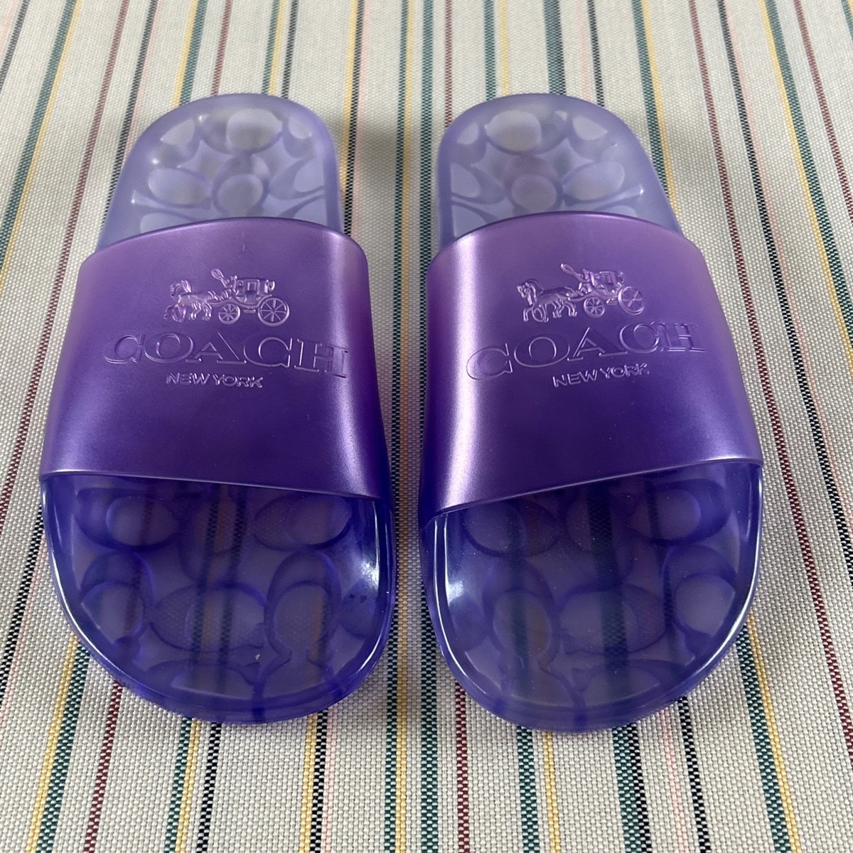 Coach Purple Sandals for Women for sale | eBay