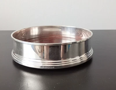 Millennium Hallmarks - Solid Silver - Wine Bottle Coaster - Image 1 of 4