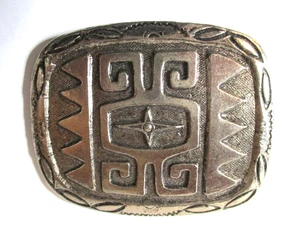 VINTAGE SOUTHWESTERN DESIGN BELT BUCKLE ~ WE SELL BELT BUCKLES ~ - Bild 1 von 2