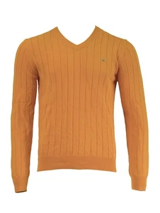 Gant Men's E. Cotton Rib V-Neck, Medium, Tangerine - Bild 1 von 2
