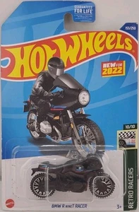 Hot Wheels BMW R NineT Racer  Motorcycle 153/250 2022 Retro Racers 10/10, Black  - Picture 1 of 3