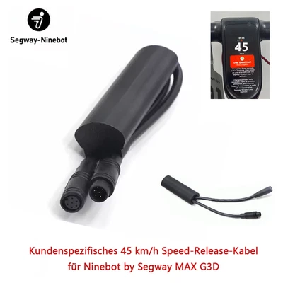 Kundenspezifisches 45 km h Freischaltungskabel für Ninebot by Segway MAX G3 D