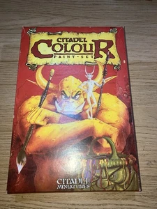 Games Workshop Citadel Colour Paint Set 1988 for Warhammer Fantasy & 40k Used - Picture 1 of 12