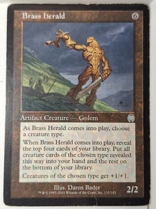 Brass Herald - Apocalypse - Magic the Gathering MTG Nice! - Picture 1 of 3