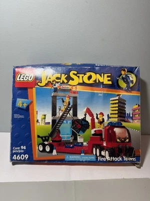 Lego Juniors Town Jack Stone 4609 Fire Attack Team - Open Box Sealed Bags Read - image 1 of 4