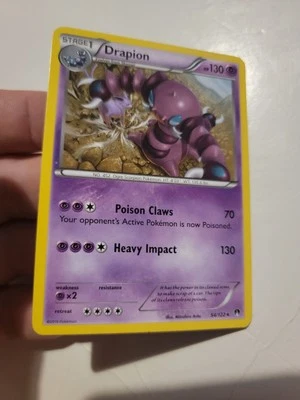 Drapion Pokemon TCG 2016 Breakpoint Rare Card 54/122 Hp 130 Ill. Arita - Image 1 of 2