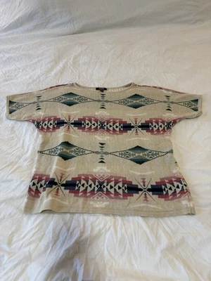 Suéter Vintage Ralph Lauren Mujer Suroeste Azteca Nativo Americano Grande 153 Foto 1 de 4