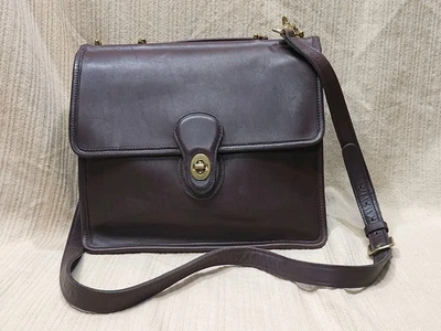 Bolso Cartera Vintage Coach 9927 Willis Marrón 1999 Foto 1 de 4