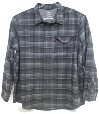 SwissTech Shirt Mens 3XL Gray Plaid Flannel Long Sleeve Stretch Button Front - Image 1 of 4