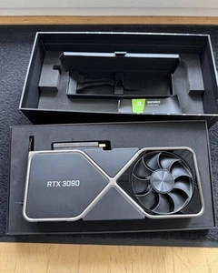 NVIDIA GeForce RTX 3090 Founders Edition 24GB GDDR6X Grafikkarte in OVP - Photo 1/4