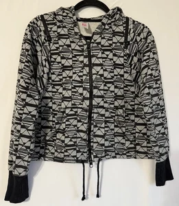 Zumba Wear Hoodie Women Small Multicolor Geometric Print Full Zip Sweatshirt - Picture 1 of 14