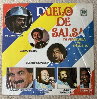 Duelo De Salsa Venezuela VS USA LP Vinyl 1979 Trebol TI70332 W/Shrink EX/VG - Image 1 of 4