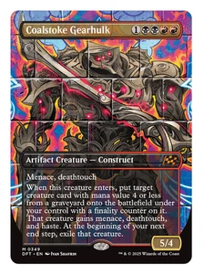 MTG - 1 x Borderless, Coalstoke Gearhulk - Mythic - Aetherdrift (DFT) - M/NM - Picture 1 of 1