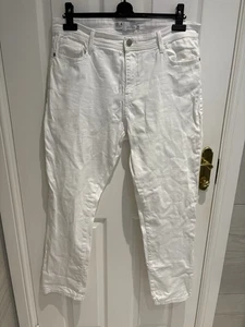 Principle Straight Leg White Jeans Size 16R - Picture 1 of 4