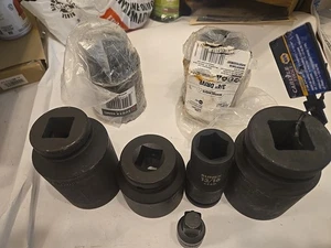 LOT OF IMPACT SOCKETS SUNEX, MILWAUKEE, NAPA (WRIGHT) MORE - Bild 1 von 10