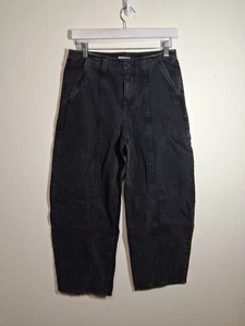 Jeans denim Future Collective gamba a botte nero taglia 2 nuovi senza etichette - Foto 1 di 6
