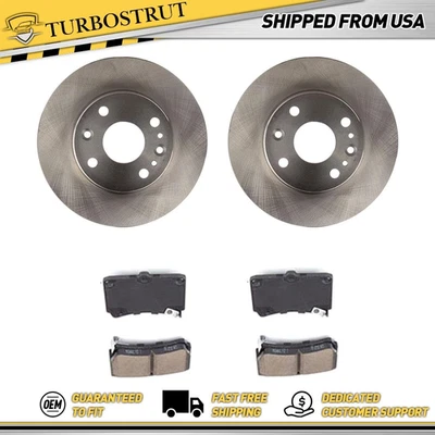 Kit de pastillas de freno rotores de freno delanteros originales para Ford Aspire 1994-1997 garantía de por vida Foto 1 de 4