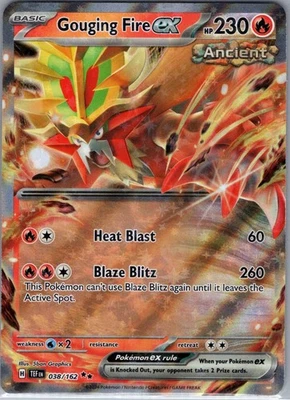 Gouging Fire ex 038/162 SV05: Temporal Forces - Pokemon Card - NM - Image 1 of 2