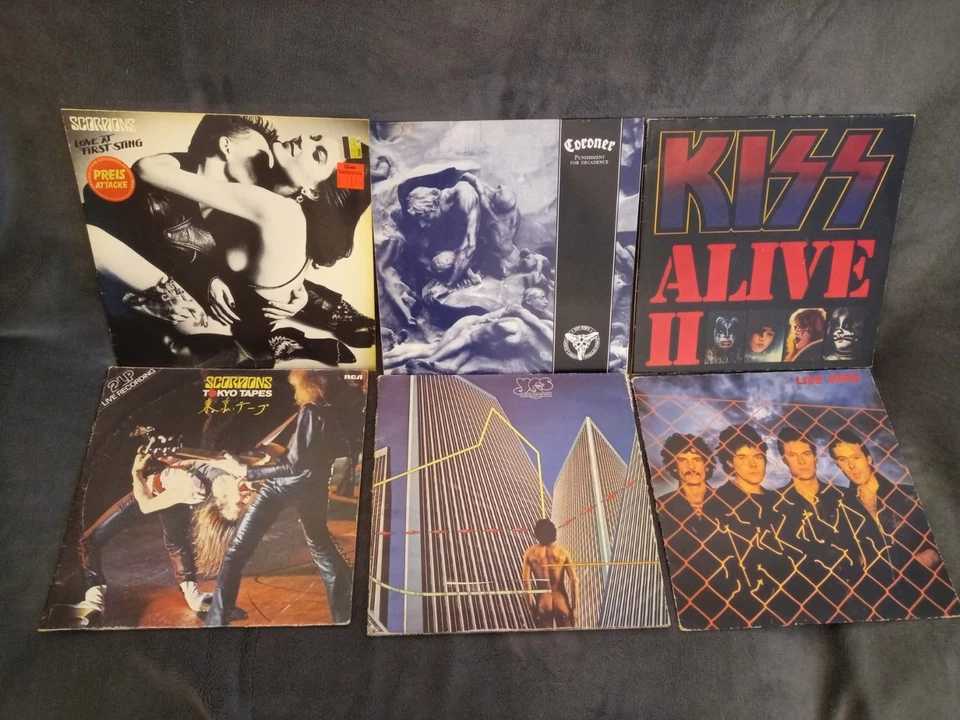 Vinyl Schallplatten 12" Sammlung 72x Heavy Metal Hard Classic Rock AOR - Bild 1 von 4