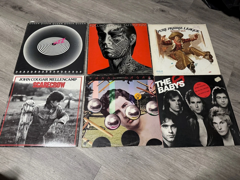 Lot of 6 great  Pop & Rock  vinyl record albums     -  good stuff  LOT A7 Foto 1 de 1