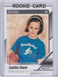 CAITLIN CLARK ROOKIE CARD Young Kid Basketball RC Iowa Hawkeyes INDIANA FEVER! - Picture 1 of 2