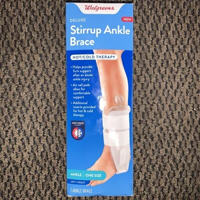 Tobillera estribo ajustable Walgreens, se adapta al pie izquierdo o derecho talla única Foto 1 de 3
