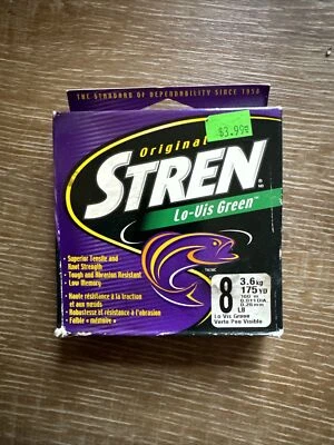 Stren Original®,Lo-Vis Green,8 磅 | 3.6 公斤单丝钓鱼线,适合 — 第 1/2 张图片