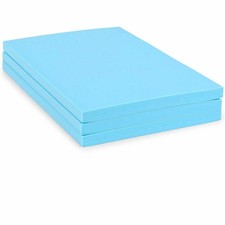 Rubber Carving Blocks, Diy Stamping Supplies (4 x 6 x 0.3 In, Light Blue, 3 Pcs)