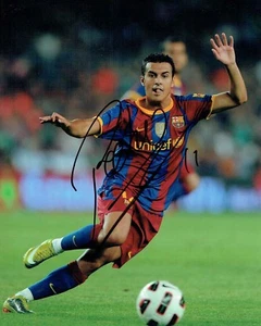 PEDRO Signed Autograph 10x8 Photo 1 + Dealer COA Barcelona LaLiga Spain Football - Picture 1 of 1