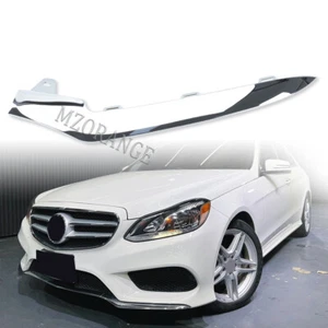Left Chrome Front Bumper Lower Lip Trim For Benz E-Class W212 2014-2016 N/S Side - Picture 1 of 11