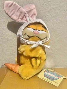 1978 1981 Vintage Garfield HERE RABBIT 8" Plush Stuffed Animal With Tags - Picture 1 of 3