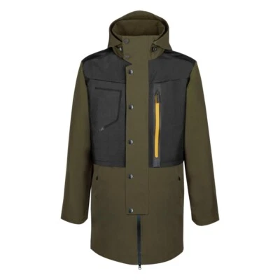 AUDI COLLECTION Original Audi Parka, Herren Mantel Jacke, olivgrün