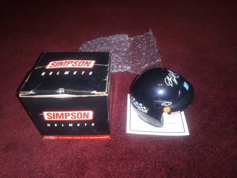 Simpson Helmets Dale Earnhardt SR #3 Limited First Edition Mini Replica - Black Cover