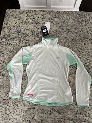 Mizuno Womens XS (29in Bust) Grey 1/4 Zip Athletic Breath Thermo Base Layer Top - Image 1 of 4