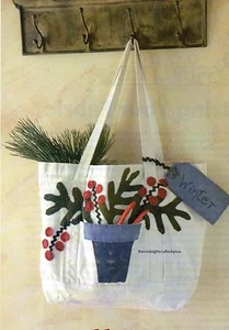 Totally Totes For Winter Quilt Pattern Pieced/Applique PS - Picture 1 of 1