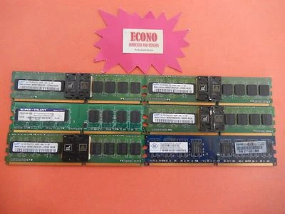 6GB (6X1GB) DDR2 Desktop Memory RAM From Mixed Brands  - Image 1 of 4