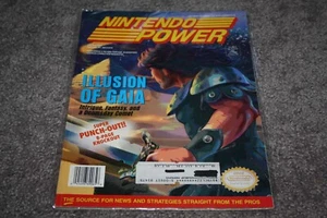Nintendo Power Magazine Volume 65 October 1994 Illusion of Gaia + Poster + Cards - Picture 1 of 3