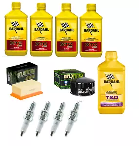 TAGLIANDO BMW R 1200 R BARDAHL 15W50 FILTRO OLIO ARIA 4 CANDELE OLIO CARDANO - Imagen 1 de 8