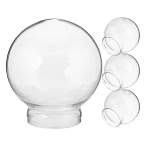 4 Pcs Crystal Ball Cover Travel Snow Globe Water Unique Globes Glass Container - Picture 1 of 12