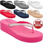 CLOVERLAY Women's Flip Flops Flat Sandals Comfortable Soft Cushion Summer Beach 