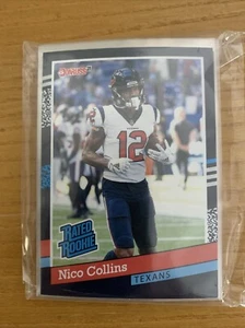2021 Panini Instant Nico Collins RATED ROOKIE RETRO 1/2231 SP Texans #26 RC ๐ฅ - Picture 1 of 3