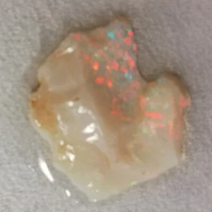 Vibrant Red 4.05CTS CRYSTAL OPAL ROUGH / SPECIMEN Lightning Ridge - Imagen 1 de 5